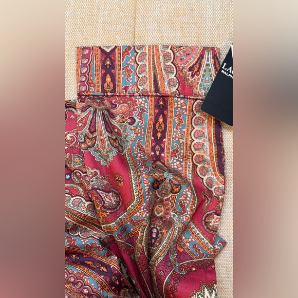 Ralph Lauren Women’s Paisley Pajama Set – XL – 62% Cotton / 32% Viscose - Picture 7 of 7